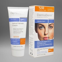 Dermaderm Bitkisel Cilt Beyazlatıcı  SPF 50+ Gündüz Leke Bakım Kremi 100 G