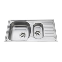 Ekosan 48 x 78 1.5 Göz 304 Kalite Paslanmaz Eviye + Sifon