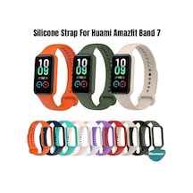 Amazfit Band 7 Silikon Kordon Lila Çok Renkli