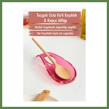 Bezos Akrilik Mürdüm Tezgah Üstü Kirli Kaşıklık & Kepçe Altlığı Hb006