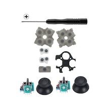 Ps5 Analog Motor Topuz İç Lastik Versiyon 3 Tamir Seti Ps5 Tornavida Playstation 5 Kol Tamiri Siyah