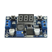 Robocombo Lm2596 Göstergeli Ayarlanabilir Voltaj Regülatör Kartı