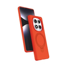 Redmi Note 14 Pro 5g Regal Magsafe Standlı Kapak - Turuncu