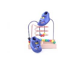 Dr Terlik 689 Erkek Çocuk Lacivert Emoji Desenli Ev-halı Ayakkabısı 001