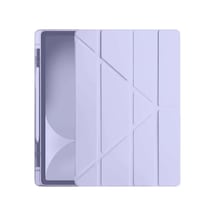Mey İthalat Apple iPad Pro 11 2024 Kılıf Kalemlikli Hugo Tablet Kılıfı - Lila