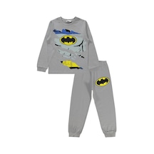 Batman Erkek Çocuk Pijama Takımı 6-9 Yaş Gri 22d94820224s1-1