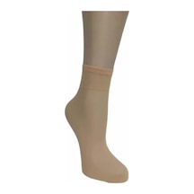 Müjde Kadın 20 Den Mat Burnu Takviyeli Dayanıklı Esnek Soket Çorap 001