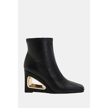 Katy Perry The Hollow Wedge Kadın Siyah Oyuklu Bot Siyah