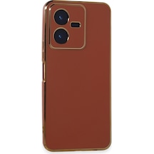 Vivo Y22 2022 Uyumlu Kılıf Volet Silikon - Kırmızı