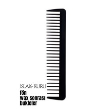 Zenvac Bukleli Saç Fön Wax Sonrası Tarak Karbon Nano Absolute Professional 720623 Zenvac29