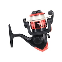 Kırmızı Muqzı Spor Aksesuarı 3 Rulman Topları Mini Yüksek Hızlı İplik Balıkçılık Reel İle 60 M Şeffaf Hat