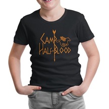 Camp Half-Blood Siyah Çocuk Tshirt