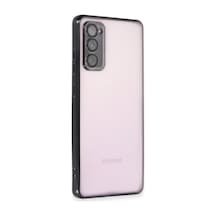 Samsung Uyumlu  Galaxy S20 Fe Kılıf Razer Lensli Silikon - Siyah 0.2M-Çok Renkli