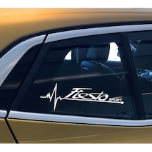 Modifiye Fiesta Yan Cam Sticker Oto Kapı Çıkartma 20Cmx7Cm