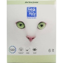 Fresh Paty Aloe Vera Kokulu Aktif Karbon Topaklaşan Bentonit Kedi Kumu 6 L
