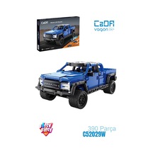 Cada Çek Bırak Araba Smash Off-roader Pickup Truck 390 Parça Araba Yapım Seti -ffc52029w-390p