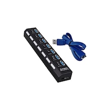 7 Port Usb 3.0 Hub Çoklayıcı Aç/kapa Tuşlu, Yüksek Hızlı Usb Splitter
