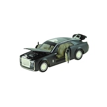 Çek Bırak Işıklı Sesli Oyuncak Metal Araba Phantom 13 Cm Siyah