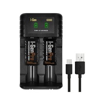 Batteries G32c 2 Li Aa/aaa/c/d Pil Şarj Aleti + 2 Adet Pro Hr14 C Orta Boy 5000 Mah 1.2v Ni-mh Şarj Edilebilir Pil Seti