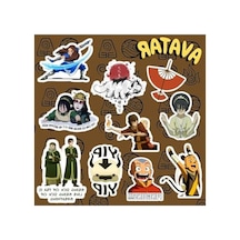 Kedi Temalı Laptop Sticker Seti, 4'lü, Kendinden Yapışkanlı Abanoz