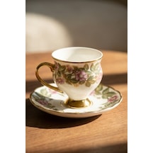 Acar Diva 6 Kişilik Kahve Fincan Takımı 90 Ml Pembe