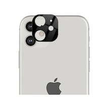 Apple Uyumlu iPhone 12 Mini 3D Full Kaplama Tempered Cam Kamera Lens Koruyucu