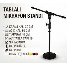 Tablalı Mikrofon Standı