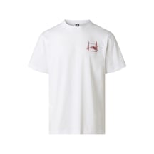 The North Face M Campıng Relaxed Short Sleeve Tee-graph Erkek Tişört Nf0a8gqmfn41 Beyaz