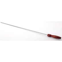 Gönen Çelik Paslanmaz Şiş 1 Adet 5 Mm Kare 60 Cm Boy Ahşap Saplı