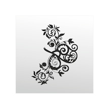 Folyo Sticker Çiçek Deseni 160cm Uzunluk Karışık Renkli