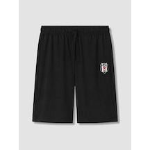 LC Waikiki Lc Waıkıkı Siyah Regular Fit Beşiktaş Baskılı Erkek Pijama Alt