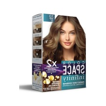 Kumral Renk Saç Boyası - Color Space Infinity Set, 7.0