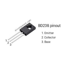 Bd 238 Transistör 5 Adet