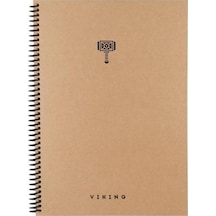 Keskin 17X24 100 Yp Kareli Spiralli Sert Kapak La Plume   Viking