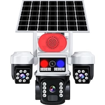 O-kam 5051 9mp 10x Zoom 4 Lens 3 Ekran Ultrahd 4g Solar Akıllı Güvenlik Kamerası