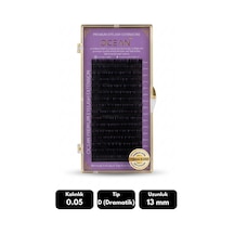 Ocean 0.05d Dramatik Kıvrım 13 Mm Soft Eyelash Doğal İpek Kirpik 16'lı