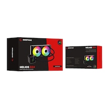 Rampage Helıos D24 Argb Led Sicaklik Göstergeli 240mm Islemci Sivi Sogutucu 240 MM