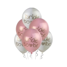 12 İnç Bride To Be Temalı Pastel Balon 10 Adet