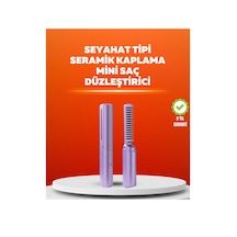 Mey İthalat Usb Şarjlı Kablosuz Saç Düzleştirici Seyahat Ve Günlük Kullanım