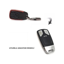 Alisveristime Deri Anahtar Kılıfı Audi A4 A4l A5 A6l S5 S7 Q5 Q7 Tts İle Uyumlu