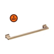 5 Adet Doğanlar Techno 224 Mm Mobilya Kulp Olifka Antik Sarı