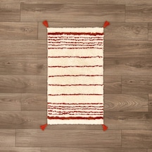 Soft Colorful Banyo Paspası - Beyaz - 60x100 Cm Renkli