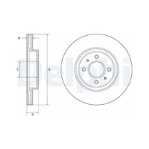 Hyundai Bayon 1.4mpı 74 Kw 2021-2024 Delphi Ön Disk 280mm Netpar7