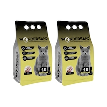 Wondersand Çiçek Kokulu İnce Topaklaşan Bentonit Kedi Kumu 2 x 10 L