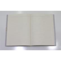 Liz Defter Sim Kapaklı Çizgili 96 Yp 14X20   Ivory