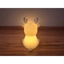 Gees Global Sevimli Ren Geyiği Tealight Mumluk Yılbaşı Dekoratif Mum Tutucu Gbzs Çok Renkli