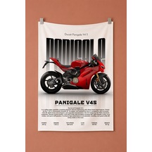 Ducati Panigale V4s Dekoratif Duvar Örtüsü Duvar Halısı Reaste