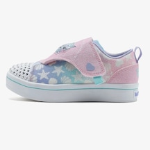 Skechers Twi-lites-twinkle Pets Kids Light Sneaker Cırt Cırtlı Işıklı Sesli Çocuk Ayakkabısı Pembe