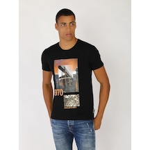Roberto Cavalli Erkek Tshirt /M.Rob.0421.14024 Siyah