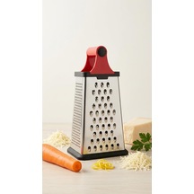 Tr 19 Cm Paslanmaz Çelik Rende, Kırmızı, Ckr4516 Diğer